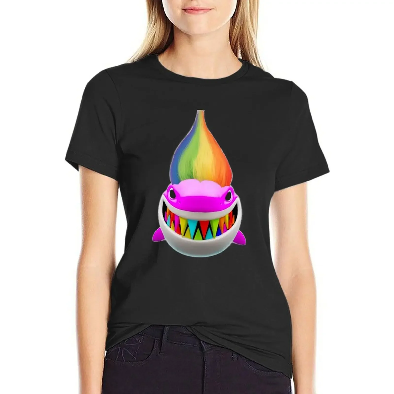 

Gooba - 6ix9ine tekashi merch trollz T-Shirt blanks plain kawaii clothes summer clothes for Women