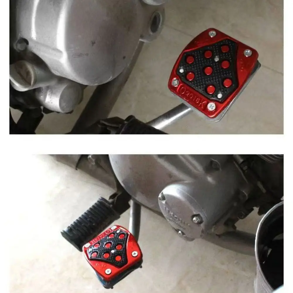 Multicolor Motercycle Petal Antislip Cover Nonslip Design Widen Motorcycle Brake Pedal Accessories Aluminum Alloy