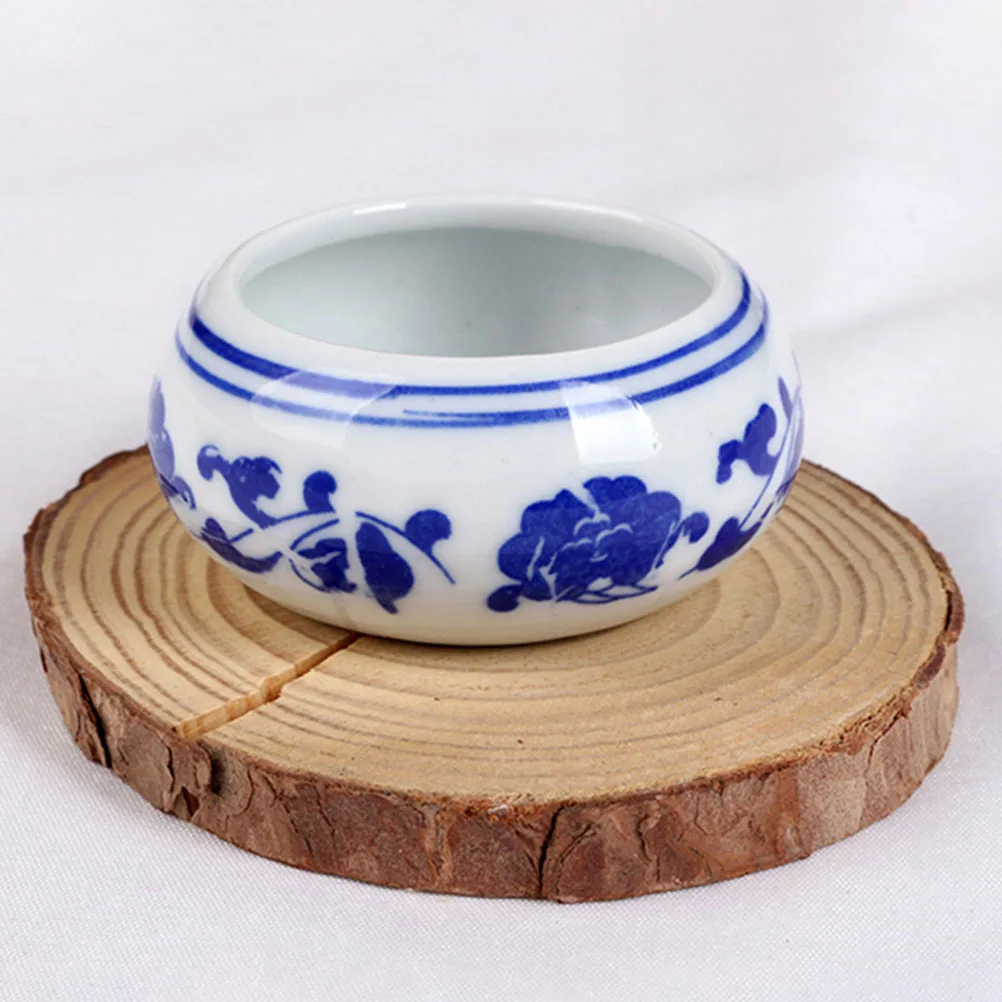 

8Pcs Calligraphy Ink Plates Durable Sturdy Ceramic Ink Dishes for Home Office Calligraphy Tools Pen Washing Plate