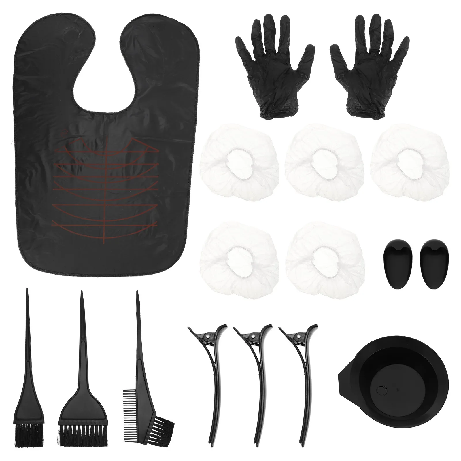 

1Set Hair Coloring Kit Complete Dyeing Tools Set for DIY Hair Tinting At Home Or Salon Time Saving Convenient Solution