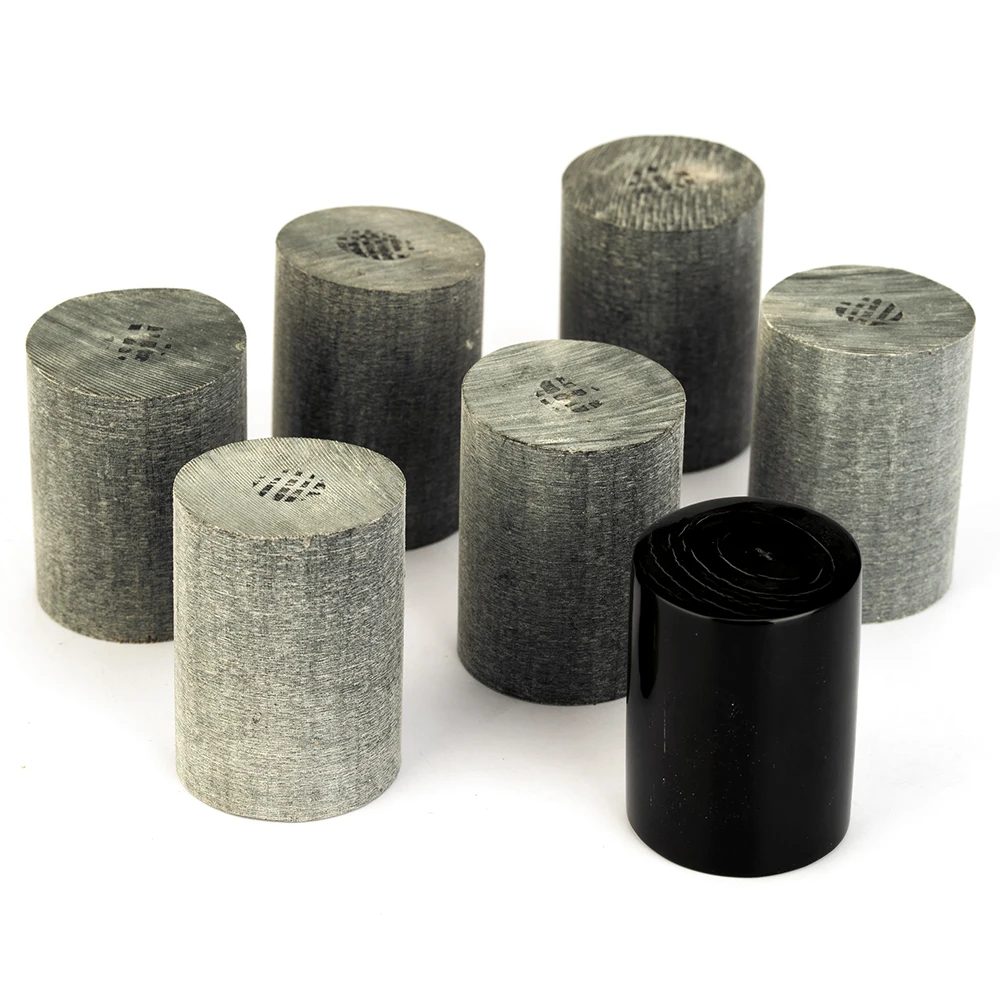 Picture 4: XITUO 10pcs/Lot Natural Black & White Horn Roller for DIY Japanese Octagonal Knife Handle Chef Knife Handle blank Made-3.0cm*4cm