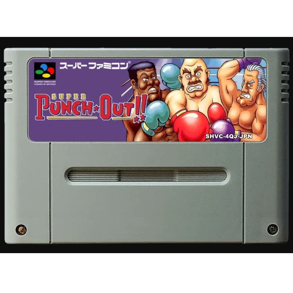 

game cards : Super Punch-Out!! ( Japanese/english NTSC Version!! )