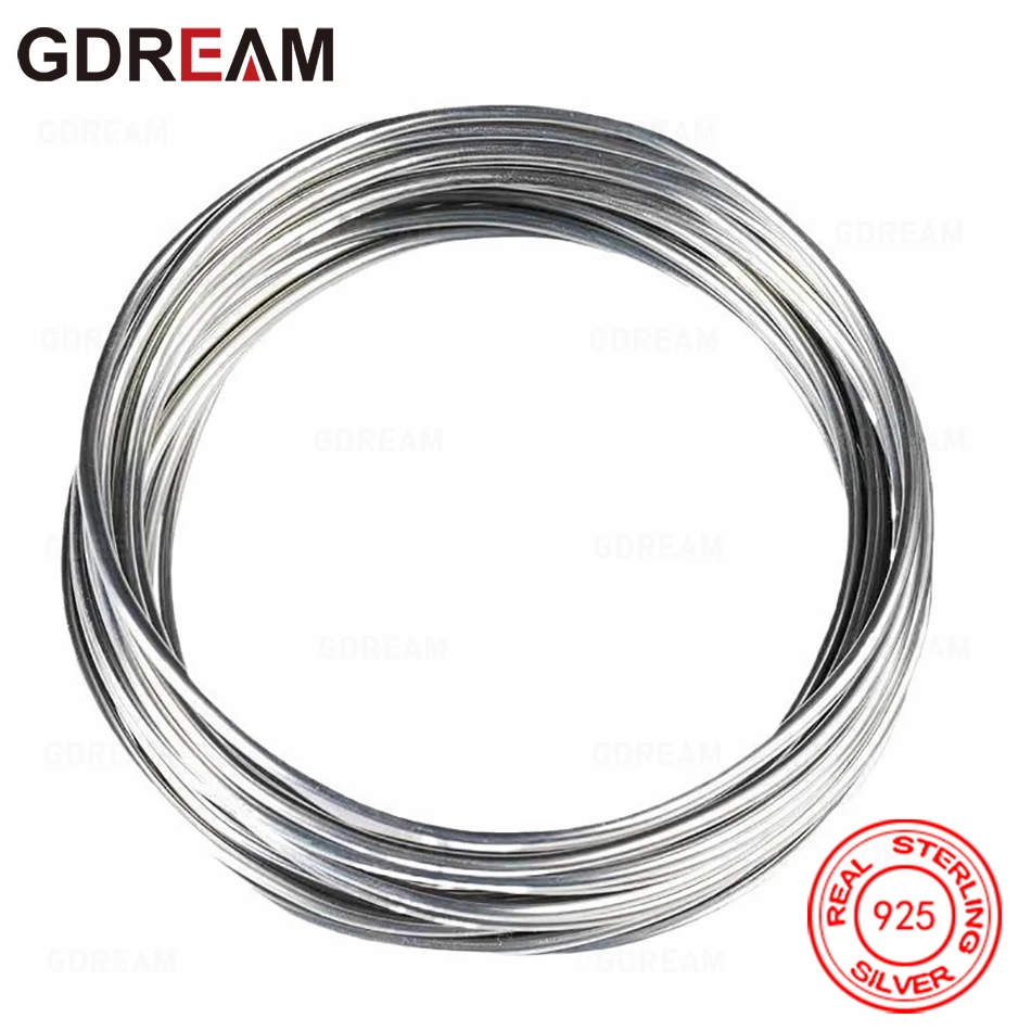 

GDREAM 925 Sterling Silver Bangle With Ten Smooth Circles - Vintage Elegant And Noble Party Jewelry For Women