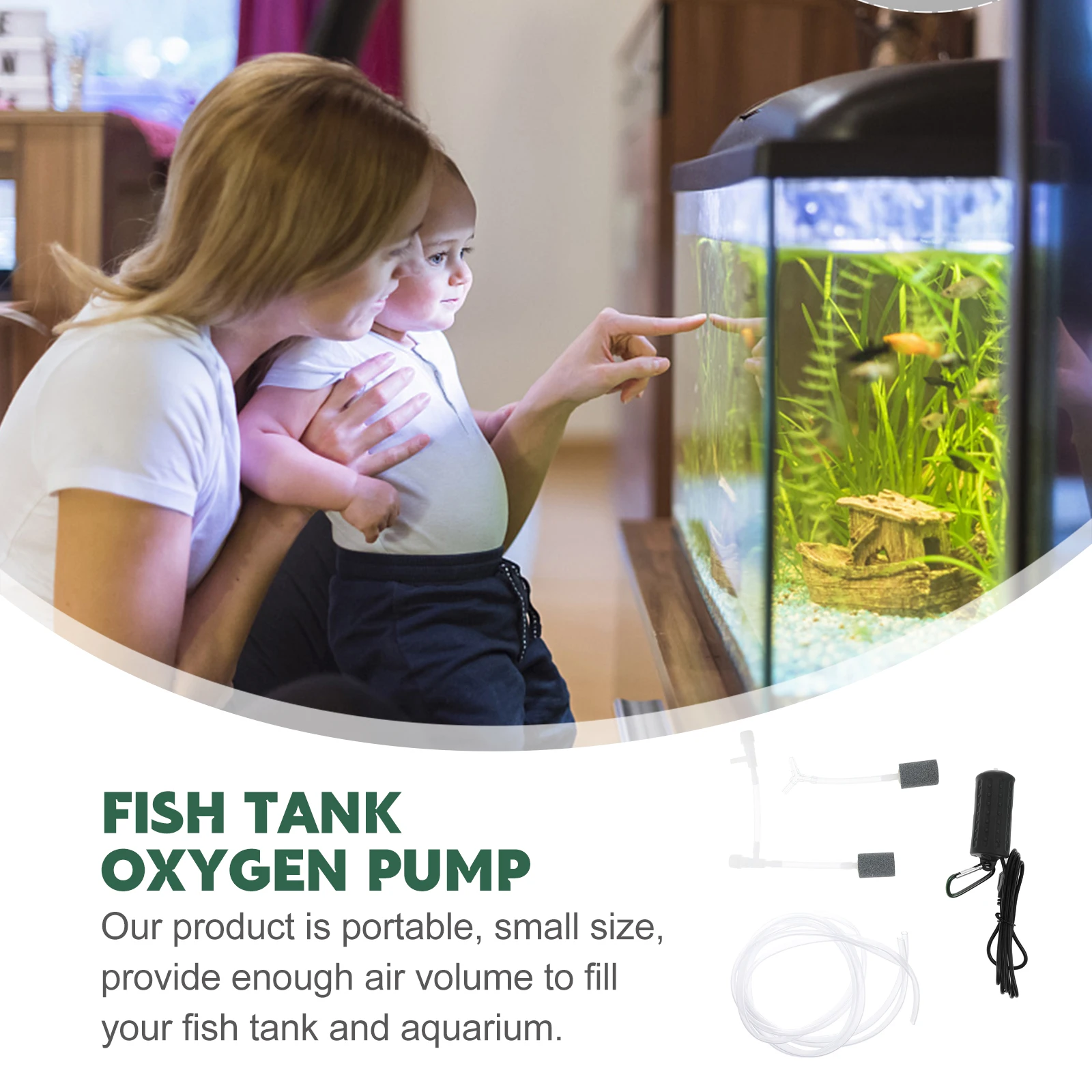 

1 set 1 Set Fish Tank Oxygen Pump Usb Portable Silicone Air Aerator For Aquarium Mini Oxygen Air Pump Fish Tank Accessories