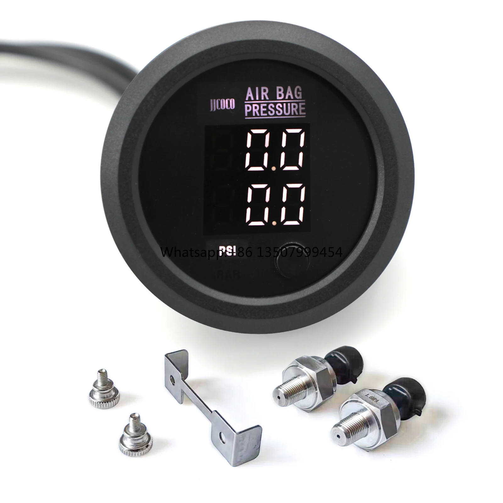 

52MM air Pressure Gauge with Two Sensor 1.6MPA(232PSI) WHITE