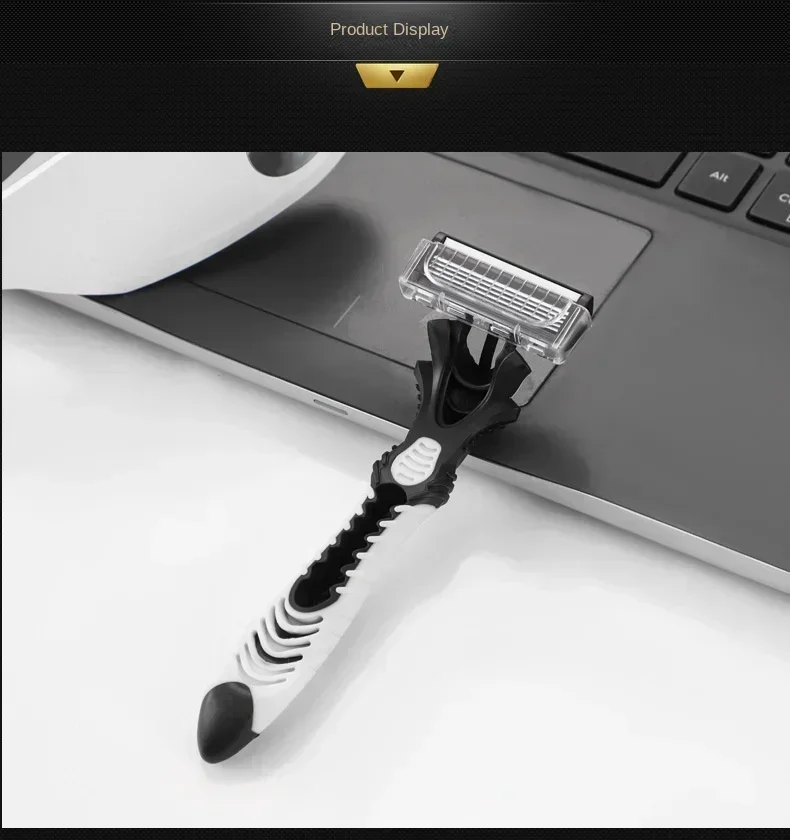 Idealne golenie z precyzyjnym zestawem 3 nożyczek do golenia dla mężczyzn - 5 ostrzy proste i bezpieczne, sprzedaż hurtowa.