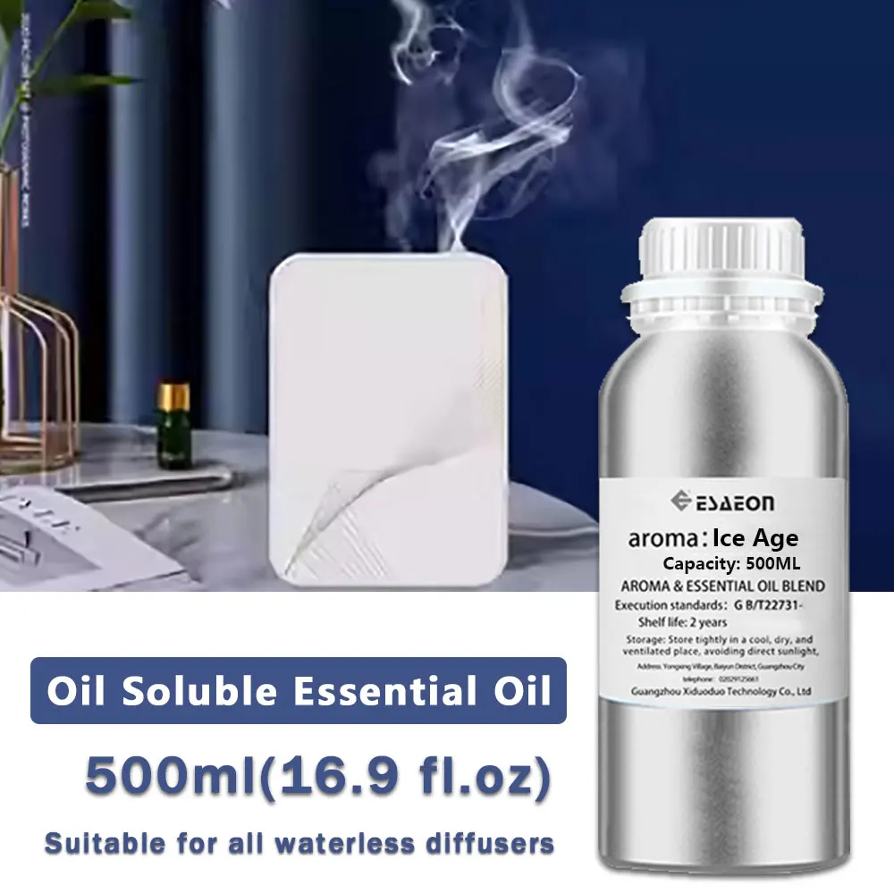 ESAEON 500ml(16.9 fl.oz) Ice Age/Freesia/Black Opium Essential Oil, Diffuser Supplement Perfume Oil, For Aroma Fragrance Machine
