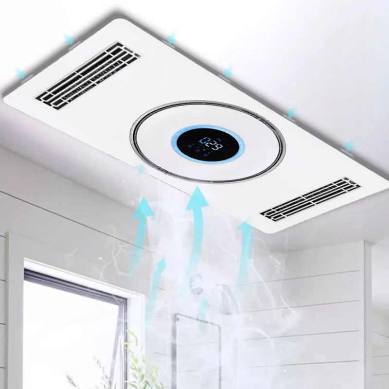 المطبخ الهواء التدفئة ضوء الباعثة للضوء ديود ضوء الحمام المتكاملة سقف التهوية مروحة العادم التدفئة الإضاءة 5 في 1