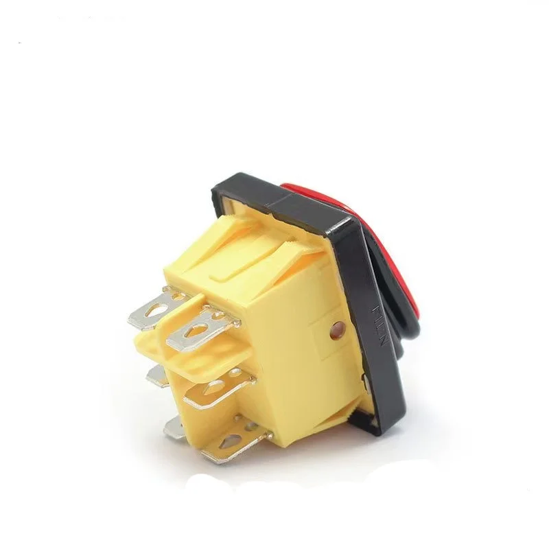 1/5/10 Pcs 4 Pin Boat Marine Waterproof On Off DPST Rocker Switch Toggle Switch 30A Heavy Duty 250V LED Illuminated