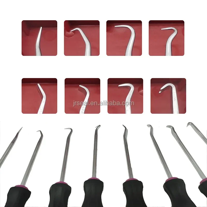 8pcs Per Set Seal Tool Hydraulic Seal Installation Tool Seal HOOK