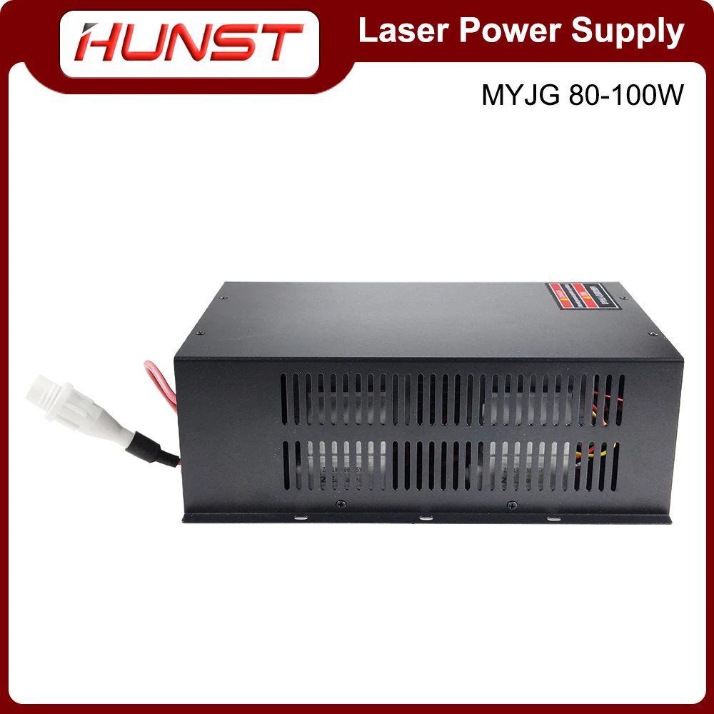 Imagem -04 - Hunst Co2 Laser Power Supply Myjg100w For 80w-100w Laser Cutting And Engraving Machine