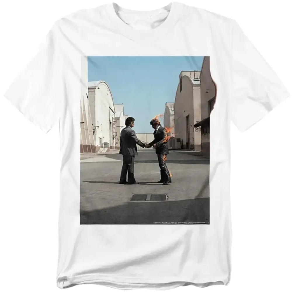 Pink Floyd Dark Side of The Moon Album Rock Music T-Shirt 2026 Summer New Vintage Short Sleeve Casual Retro Style Shirt