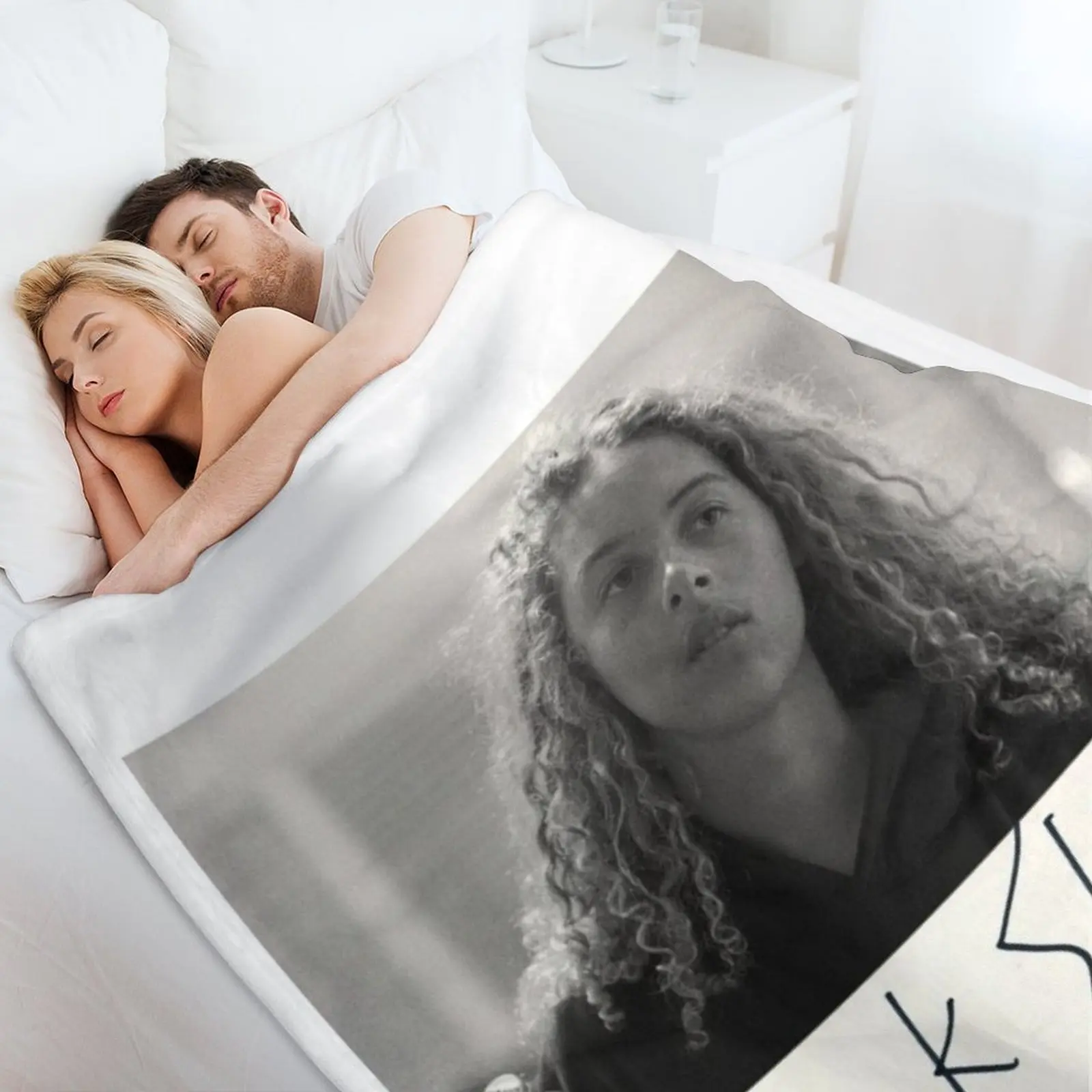 منتصف التسعينيات رمي بطانية أريكة منقوشة تأثيري أنيمي الحرارية لبطانيات السفر #4