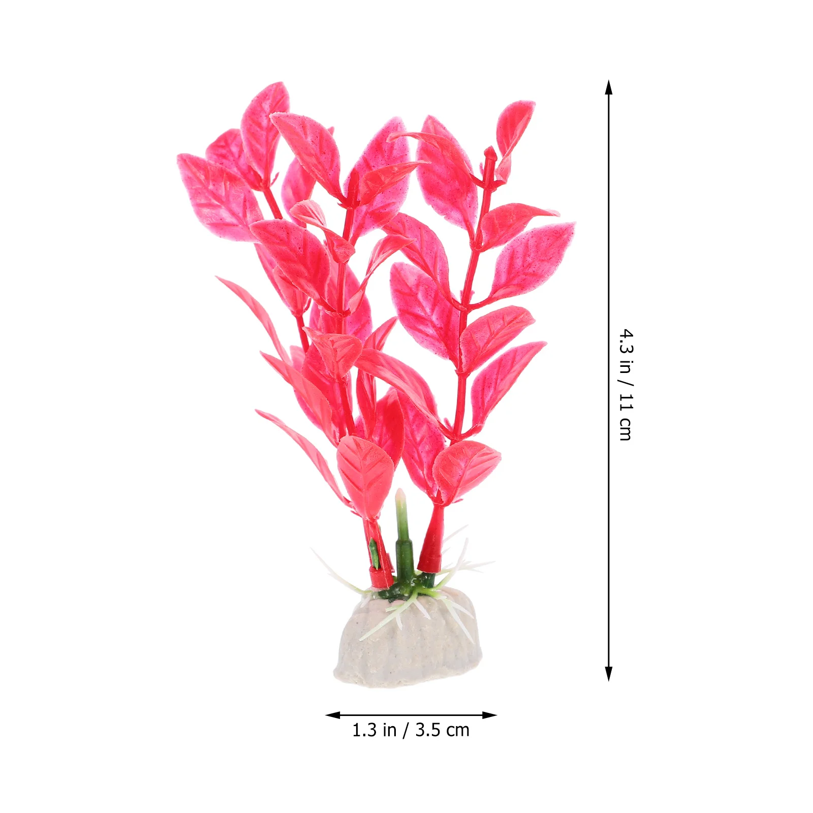 

10Pcs Fake Plastic Fish Tank Plants Artificial Aquarium Decoration Realistic Aquatic Landscape Stable Base Accessories