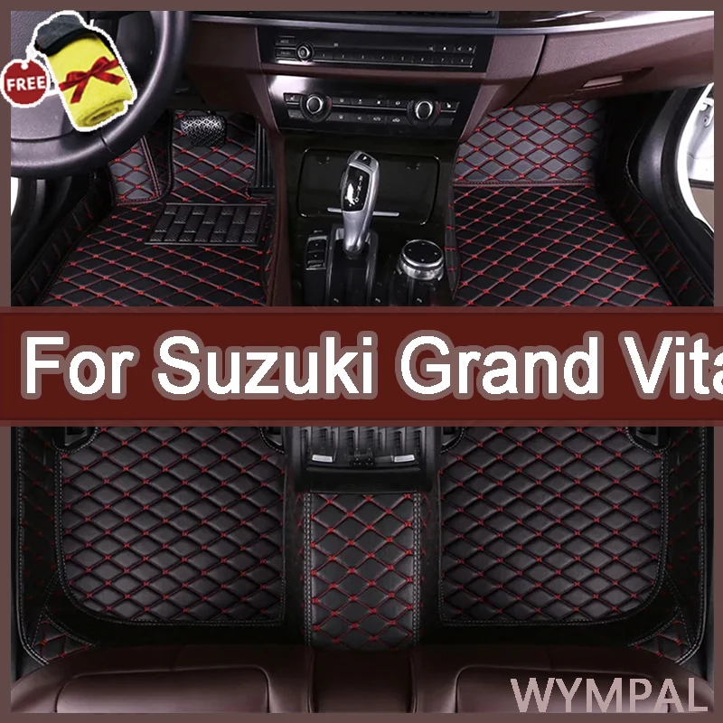 Car floor mats for Suzuki Grand Vitara (Four doors) 2006-2010 2011 2012 2013 2014 2015 2016 2017 auto foot Pads automobile