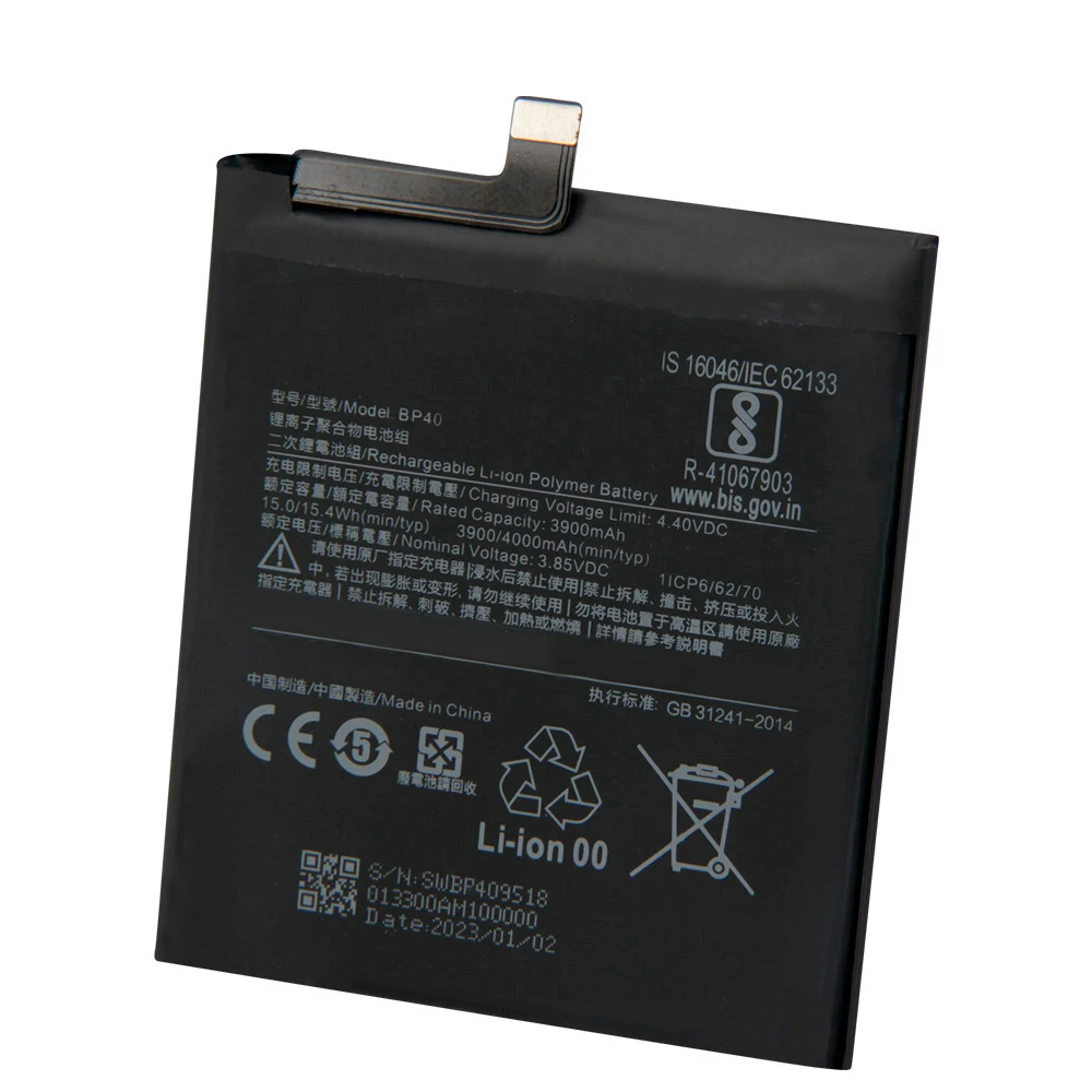 Production 2024 Replacement Battery 3900mAh BP40 BP41 For Xiaomi Redmi K20Pro K20 Pro Mi9T Mi 9T Pro Phone Batteries With Tool