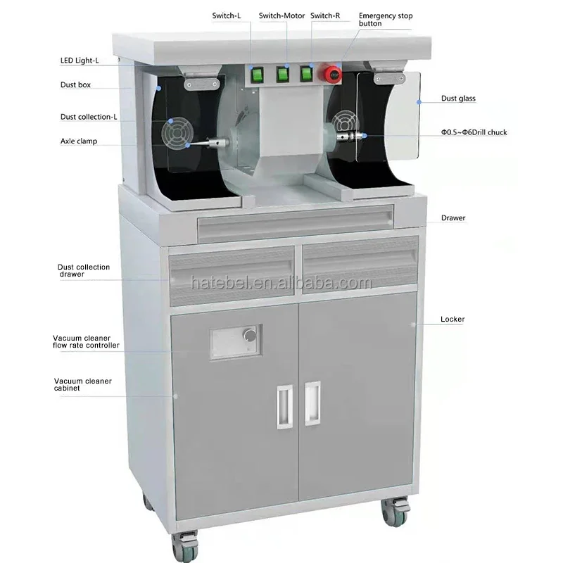 High Quality Laboratory Dust-Free Workbench Professional Lab Workstation with Integrated Dust Collector Purification Unit