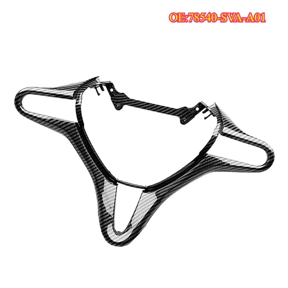 High quality New For 78540-SVA-A01 Carbon Fiber Style Steering Wheel Cover Panel Trim  For Honda Civic 8Th FD2 2006 - 2011