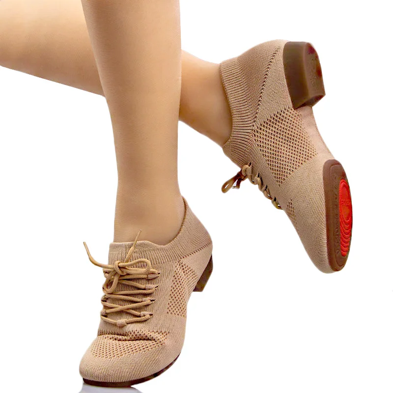 Indoor Outdoor square jazz ballroom dance shoes women Women's dance training shoes professional teacher Latin dance shoes