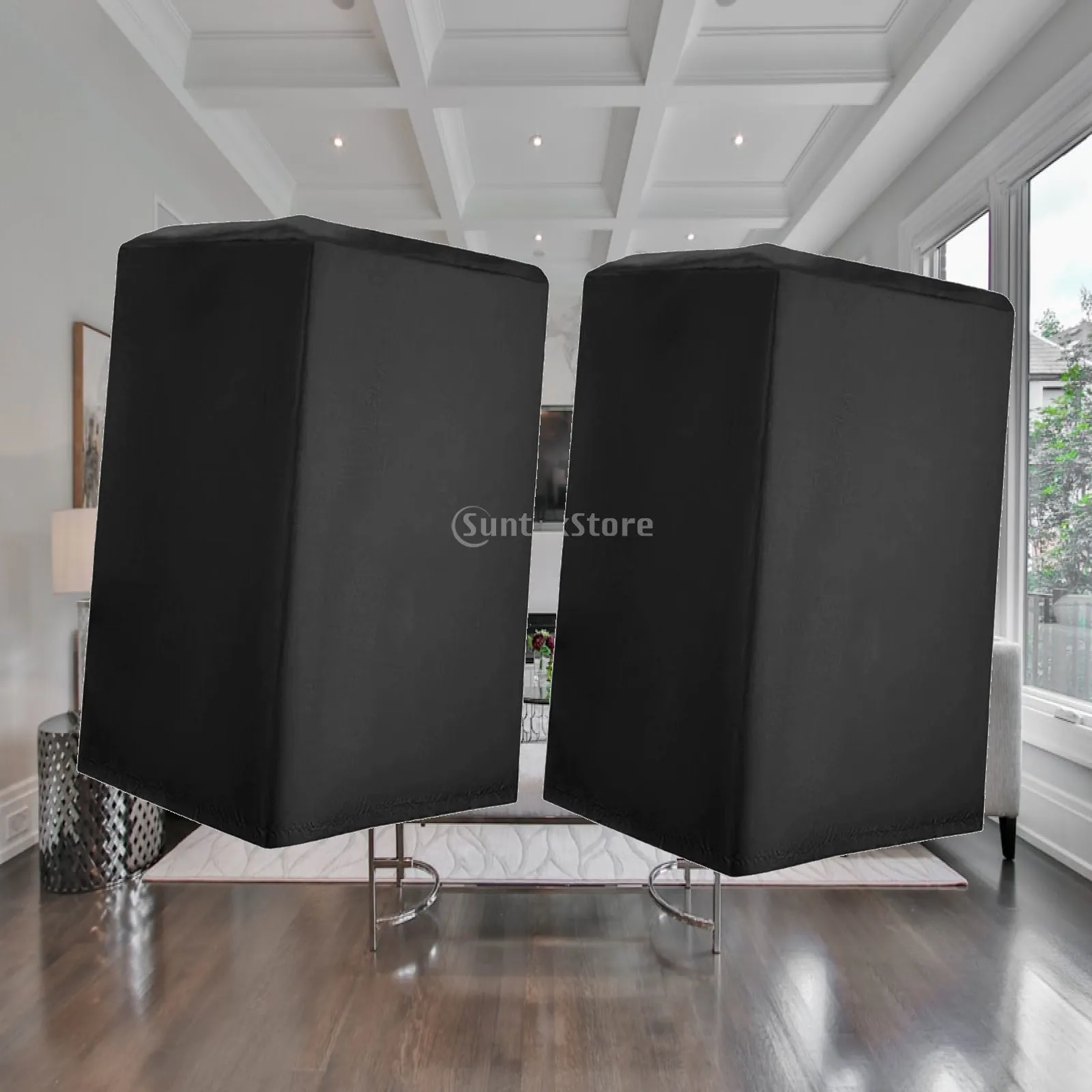 2 Pieces Outdoor Speaker Covers Multimedia Speaker Protectors Practical Protection Cases for Outside Activities Gathering
