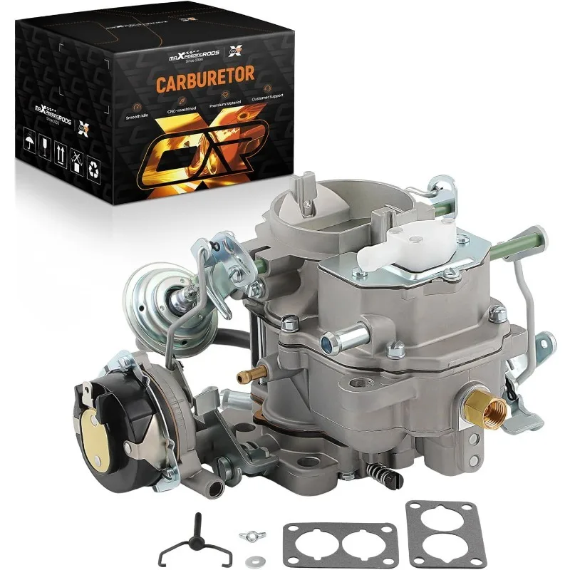 

maXpeedingrods 2-Barrel Carburetor for BBD 6 CYL 4.2L 258CU Engine Automatic Choke 1983-1988 for CJ7 CJ5 Wagoneer Carb