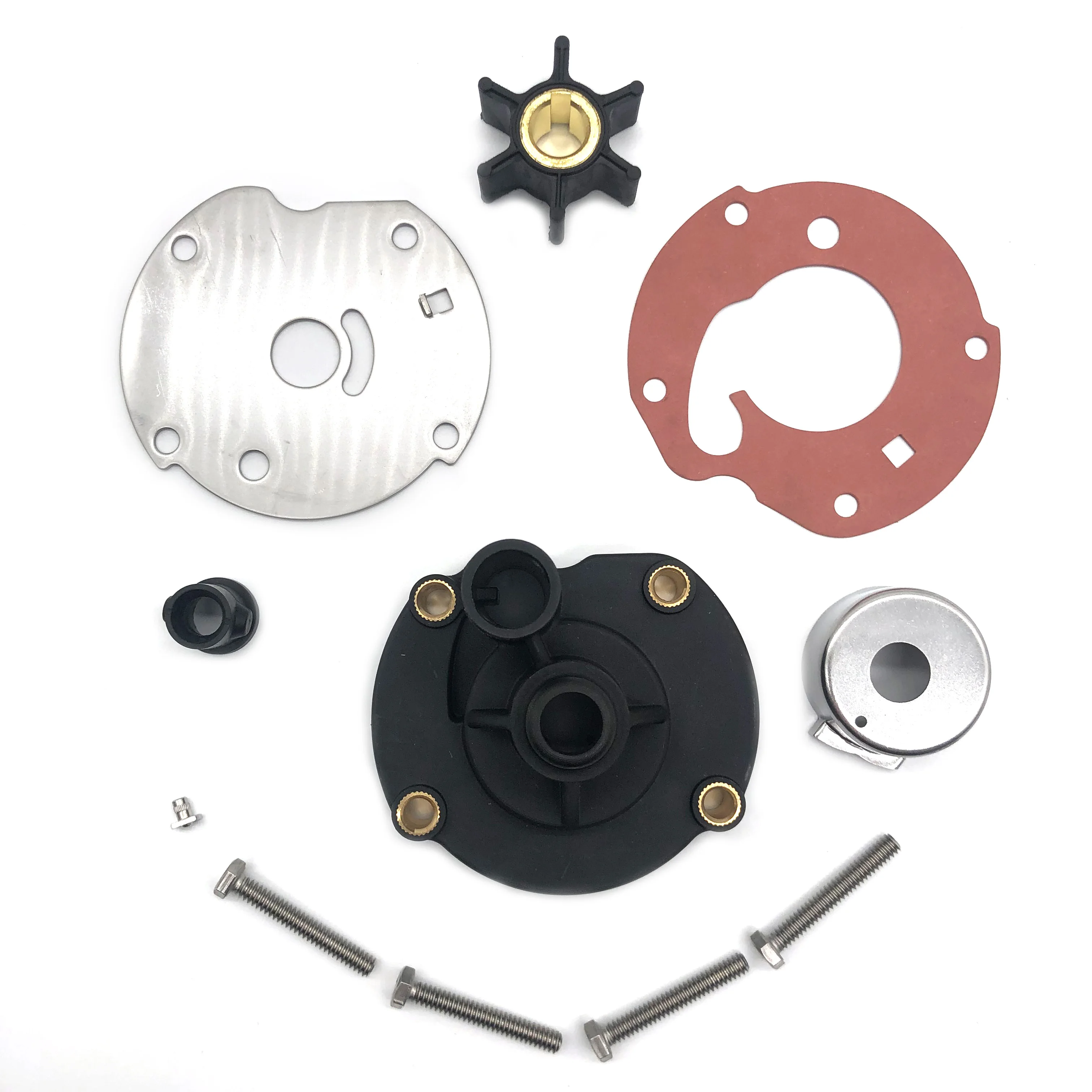 Water Pump Impeller Repair Kit for johnson Outboard 0763758/0778166/0391391/0382797 5.5 HP Models - 1954-1979