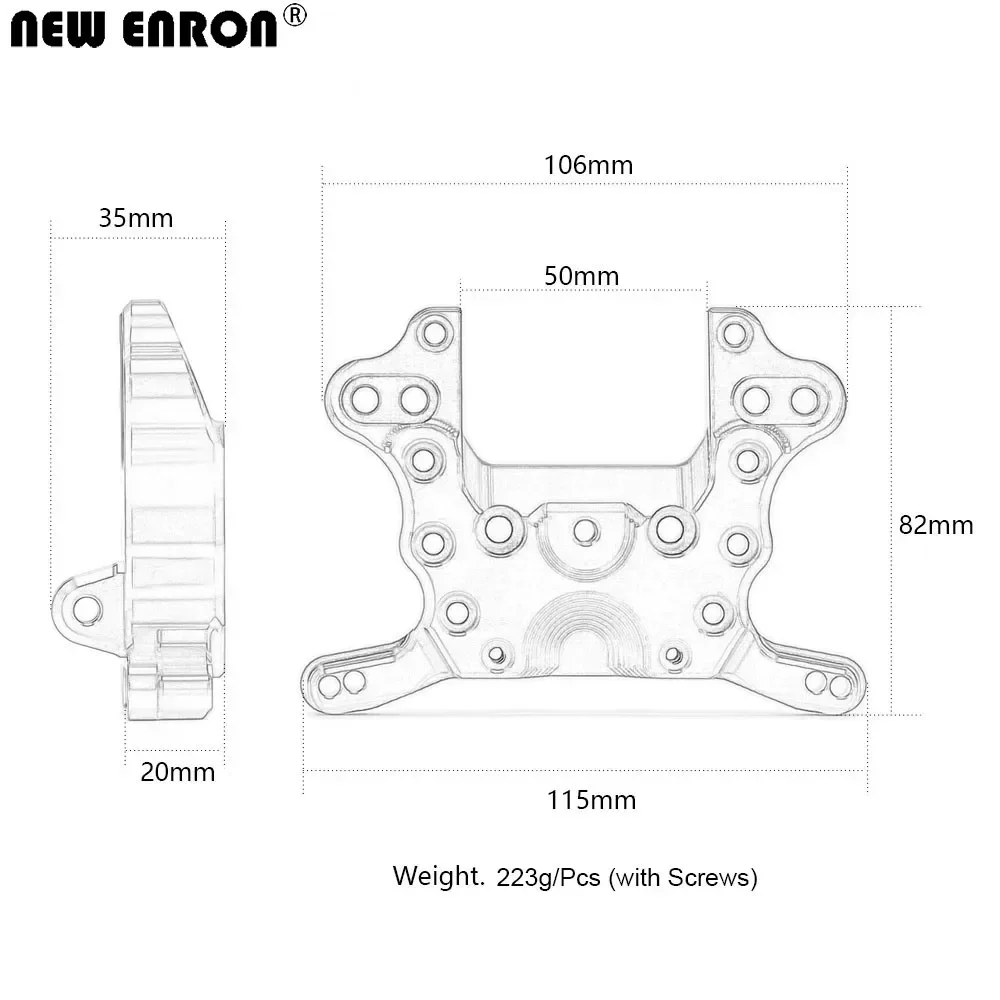 NEW ENRON โช๊คหน้าหลังโลหะ ARA 320475   อรา 320476   สําหรับ RC ARRMA 1/5 Kraton ARA5208 ARA 110002   คนขับไล่ ARA5210 ARA5810