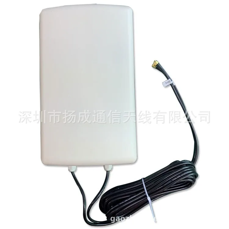 Dual polarized broadband flat antenna 698-3800MHz 16dbi outdoor antenna directional high gain 4G 5G waterproof antenna