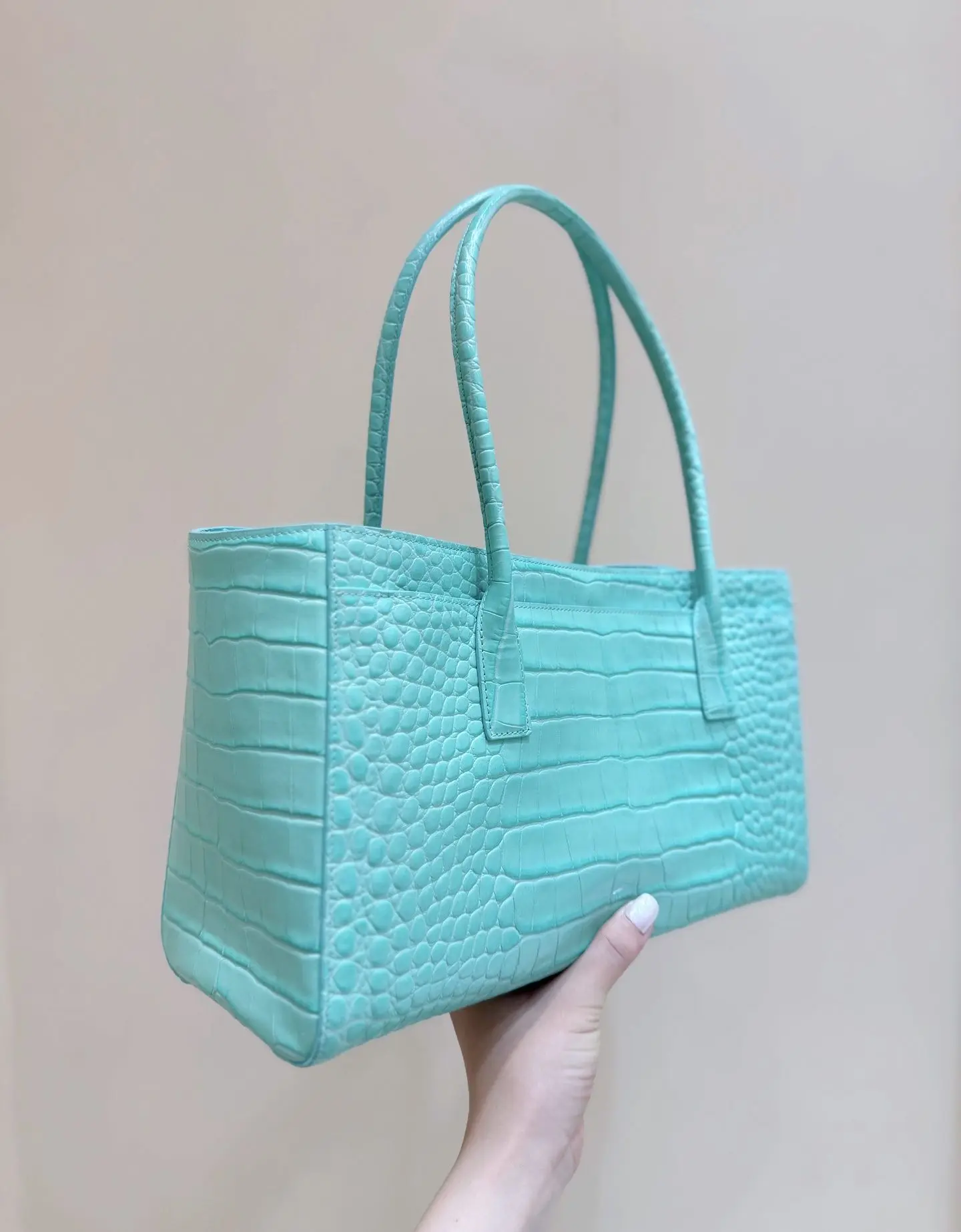 Water Repellent Anti-moisture Nylon Storage Organizer Divided Segmented Compartments Fully Detachable Crossbody Shoulder Bag Handheld Handle Women Shoulder Satchel Long Holiday Vacation Ladies Daily Carryall Bag