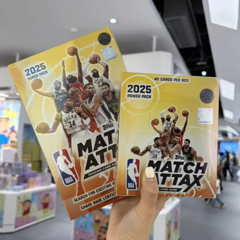 KAYOU New TOPPS Star Card 2025 NBA MATCH ATTAX Basketball Battle Card Energy Pack Genuine Card Holiday Gift