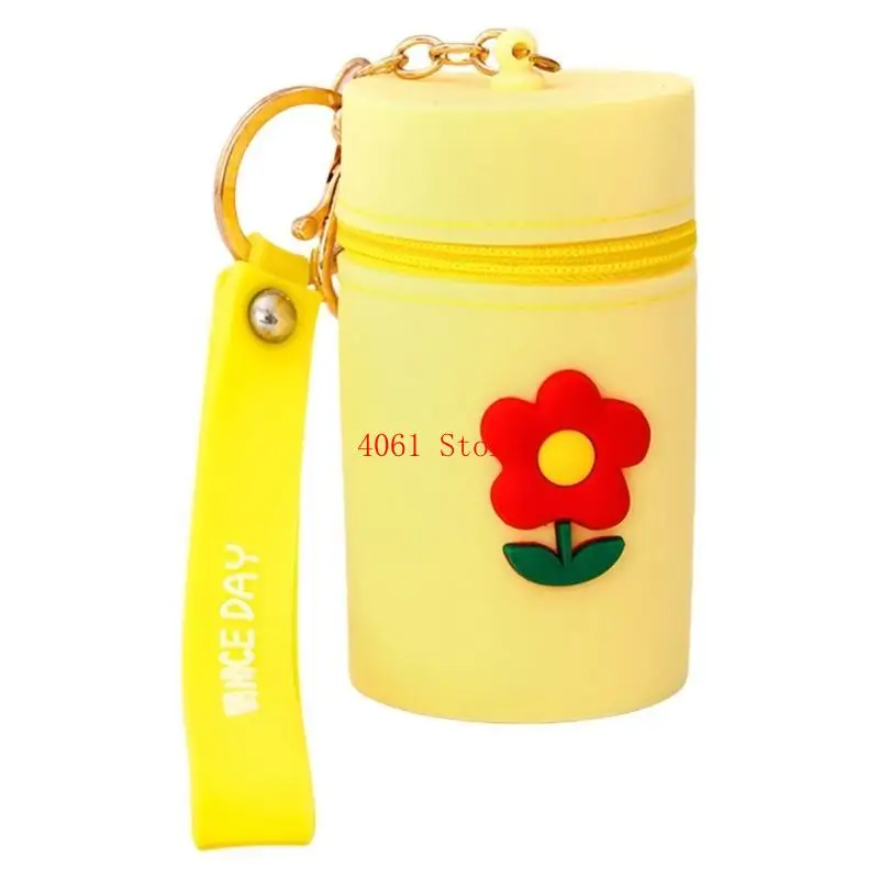 عملة السيليكون الحديثة وأكياس أحمر الشفاه مع كيس تغيير منظم من مجموعة المفاتيح للاستخدام اليومي