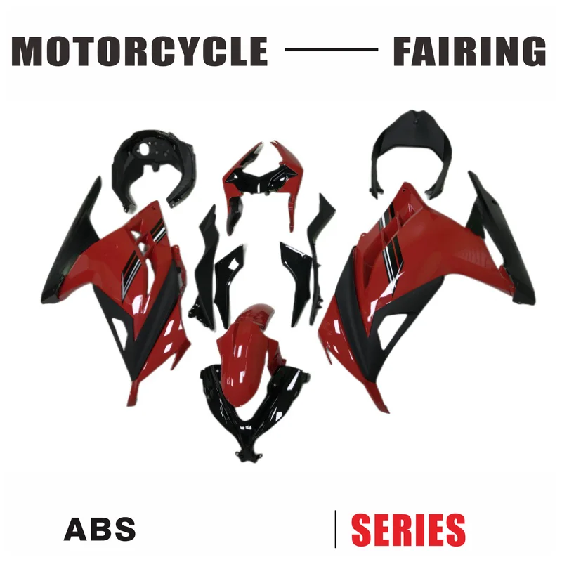 red New Custom Shell High Quality Injection Molding Motorcycle Fairing For kawasaki NINJA300/EX300 2013-2017