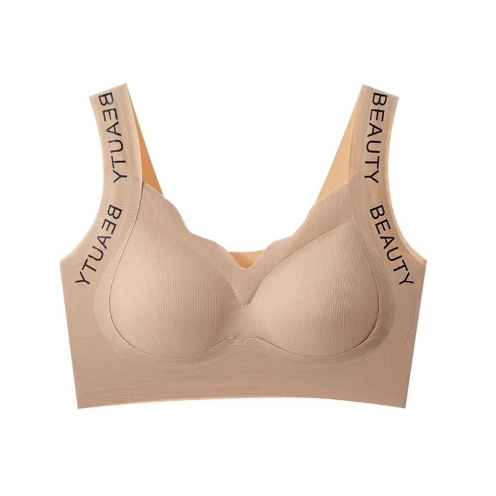 

Sweet Close-fitting Seamless Bra Shockproof Beautiful Back Wireless Bra Underwear for Women Running