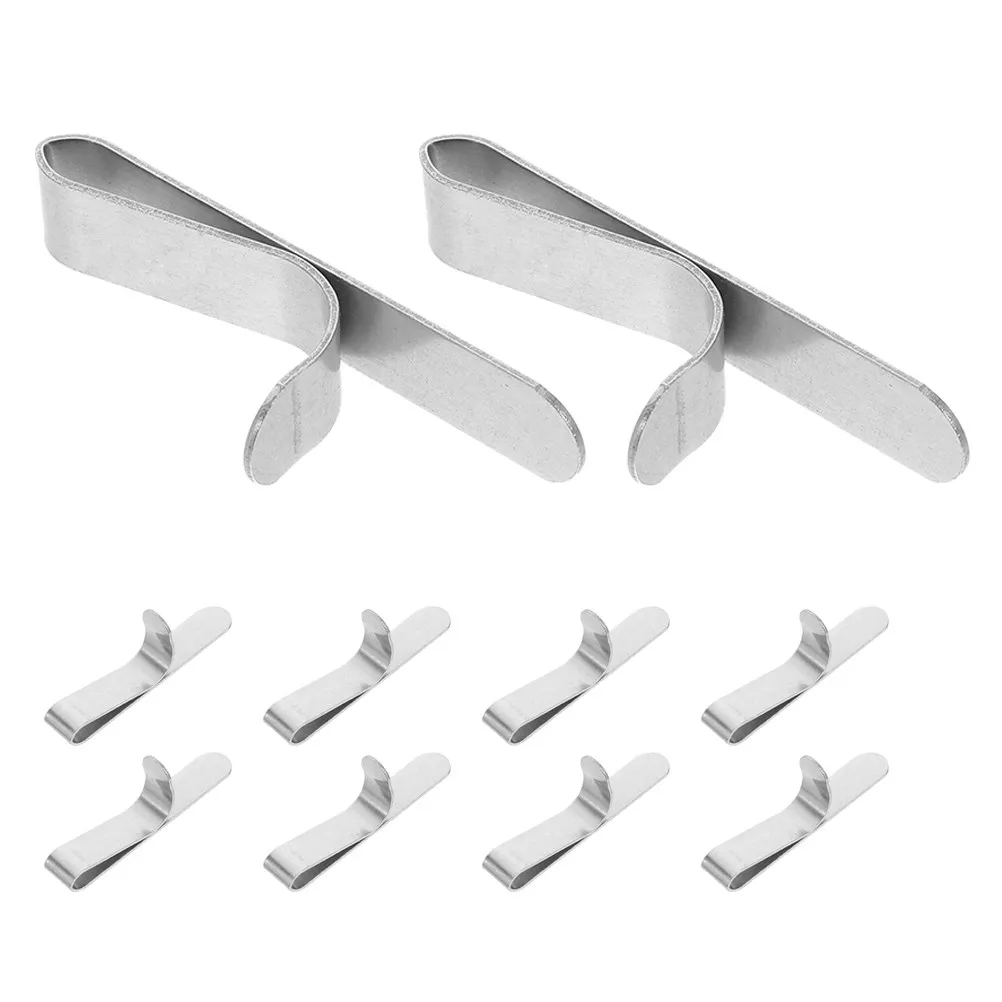 10pcs Stainless Steel Adjustable Cake Ring Clips for Mousse & Baking – Strong Hold, Easy Clean Baking Accessories