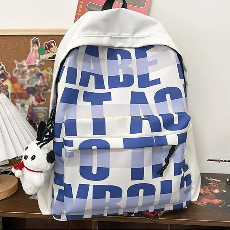 X90D Macks Casual Rucks para estudantes da Nylon School Backpack