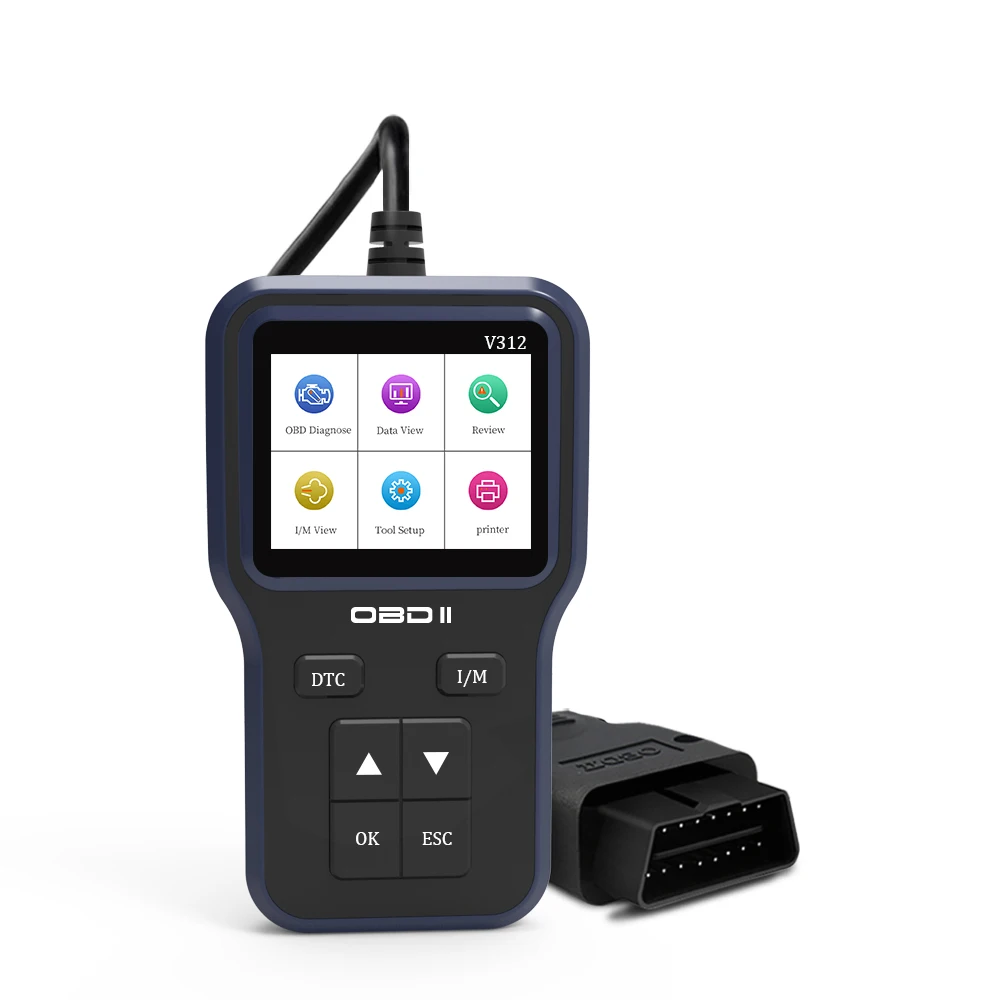OBDII Auto Code Reader Auto Scanner Diagnose Werkzeug Unterstützung OBD2 Fehler Erkennung und Erkennung Ausrüstung V312