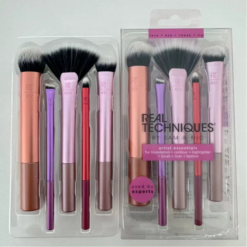 RTSeries Komplettes Make-up-Pinsel-Set, Jahr 1997 Rougepinsel, Mischpinsel, Lidschattenpinsel, Kosmetik
