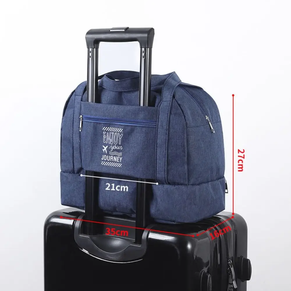 New Large Capacity Women Travel Bag Lightweight Swimming Bag Fitness Yoga Handbag Wide Shoulder Strap Portable Outdoor Tote Bag