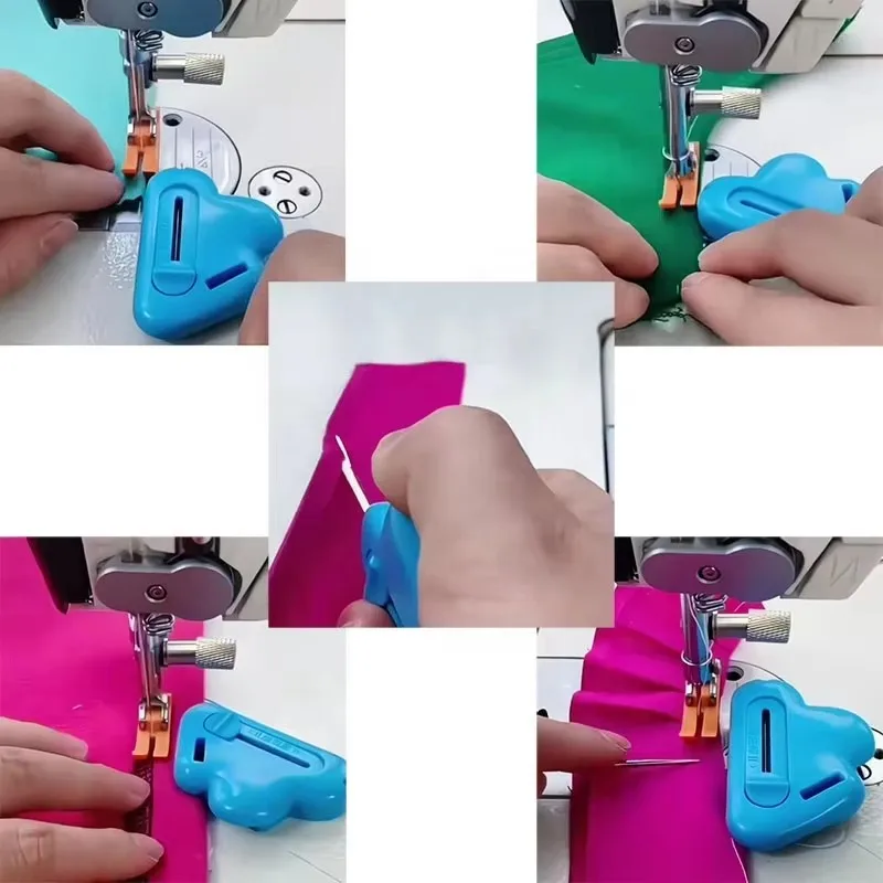 SY-245 NEW PRODUCT Multi-functional TOOL MAGNET GUIDE WITH SCALE CUTTING THREAD KNIFE FOR SINGLE NEEDLE SEWING MACHINE