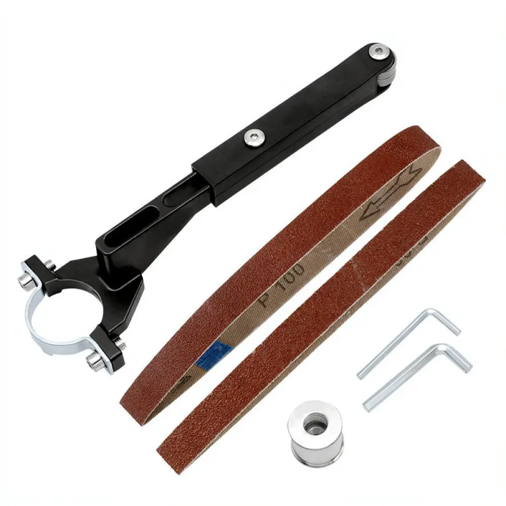 Conversion Bracket Belt Sander Adapter For 100 Angle Grinder Tool Woodworking Metal Surface Polishing Grinding Machine Part