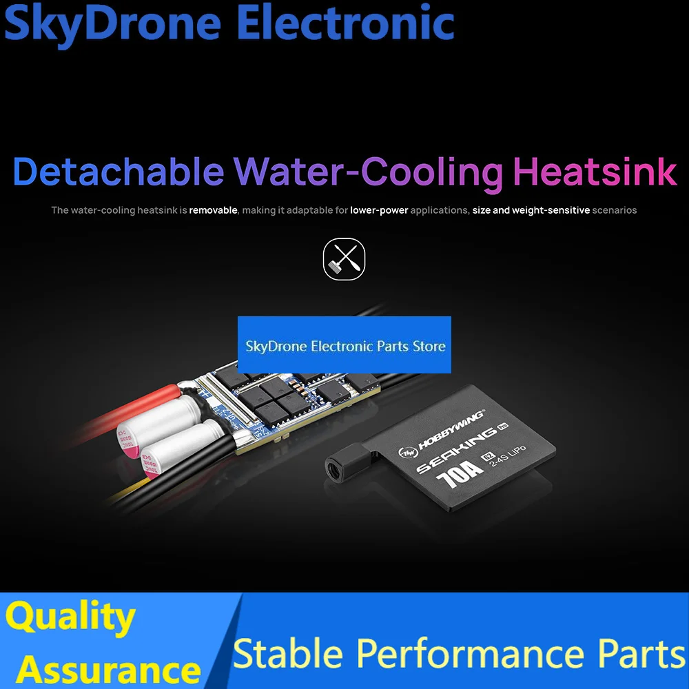 SkyDElHOBBYWING Seaking 70A PRO Brushless ESC IP55 For Mini ECO Mono Hydro Class Boat Models