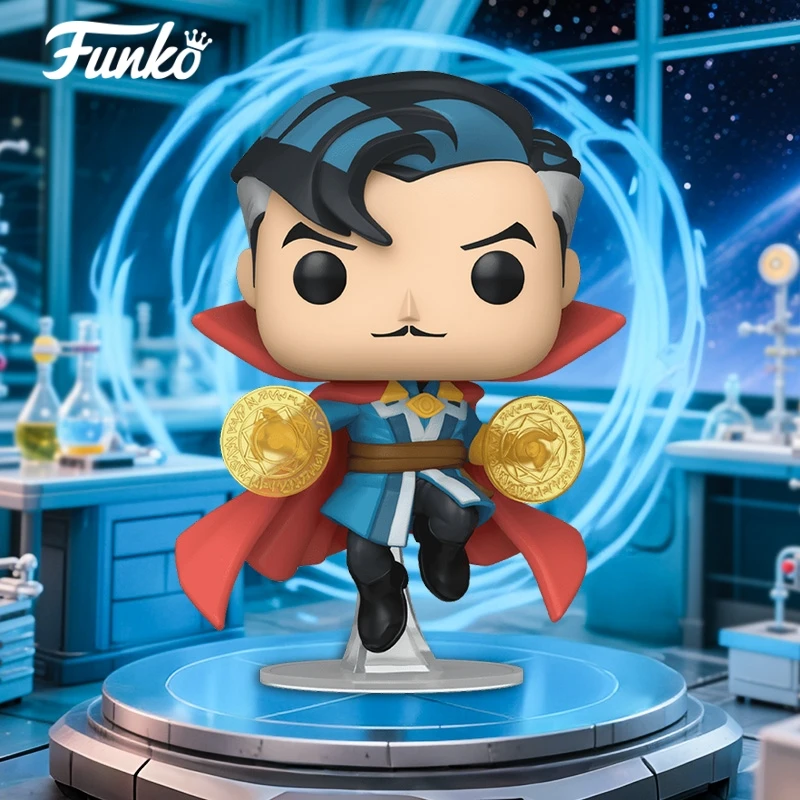 Spider-Man 3 Figures Doctor Strange(Levitating)1532 Funko Pop Marvel 4.5 inch Figure Collectible Limited Edition Model Toy Gift - Image 4