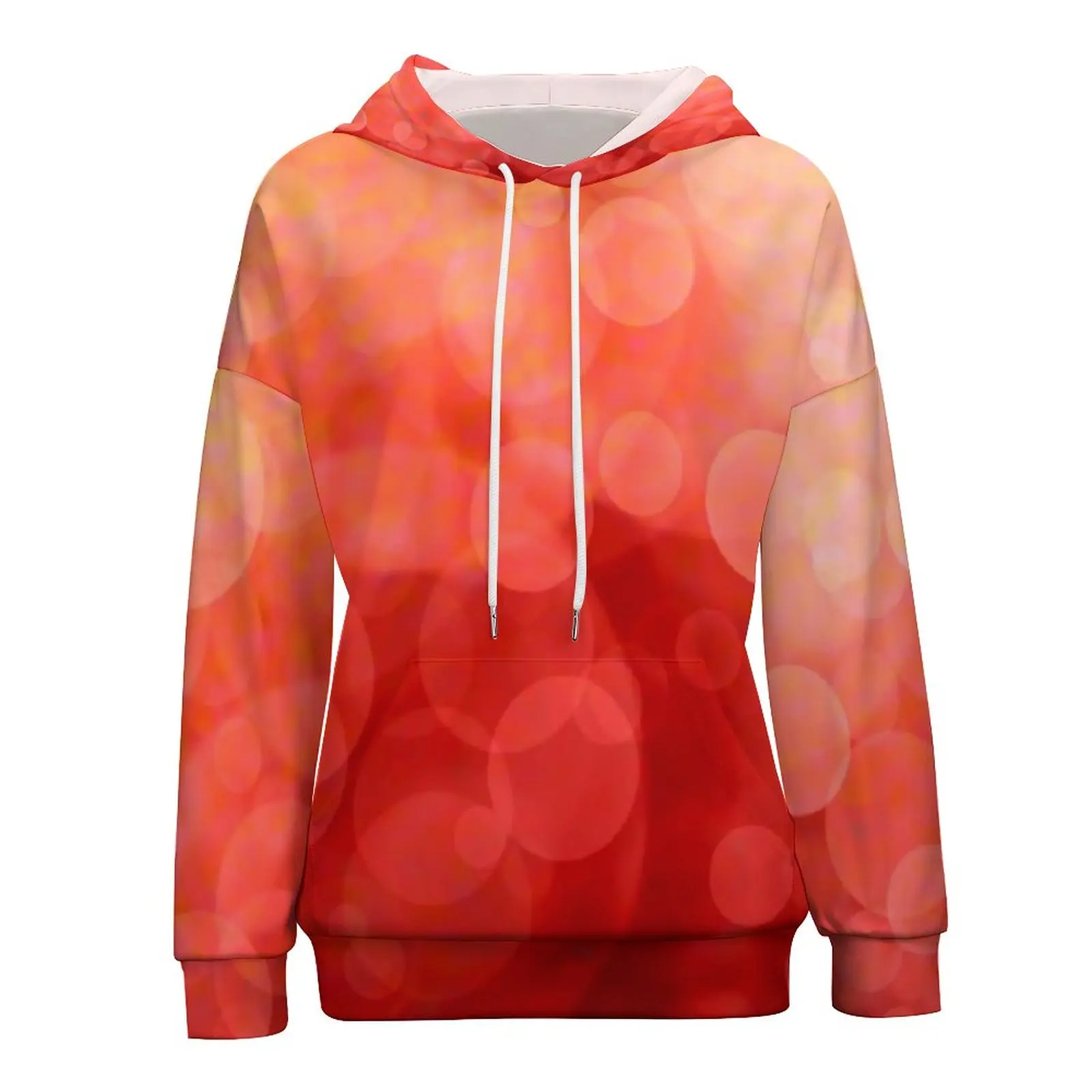 Sunset Spotted Print Hoodies Abstract Artwork Streetwear Hoodie Winter Long Sleeve Aesthetic Hooded Sweatshirts Big Size 3XL 4XL