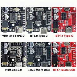 Bluetooth Audio Receiver Board 3.7-5V VHM-314 2.0 Bluetooth 5.0 MP3 Amplifier Lossless Decoder Wireless Stereo Music XY-BT-Mini