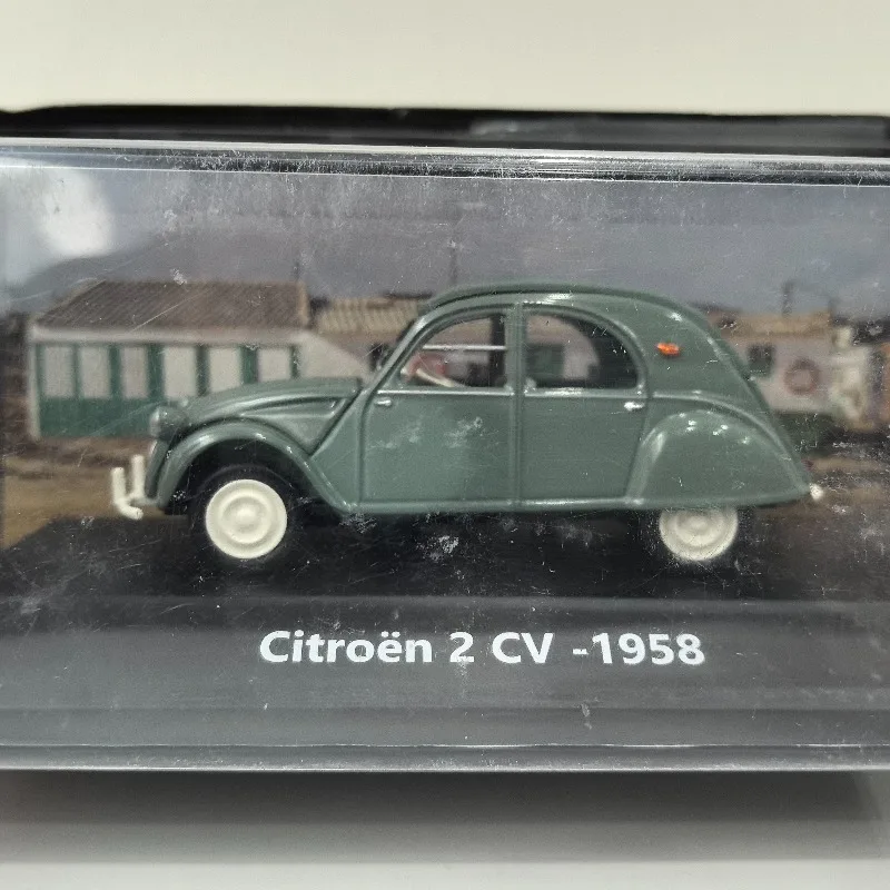 Modelo de Coche de Aleación a Escala 1:43 de Diecast IXO, CITROEN 2CV 1958