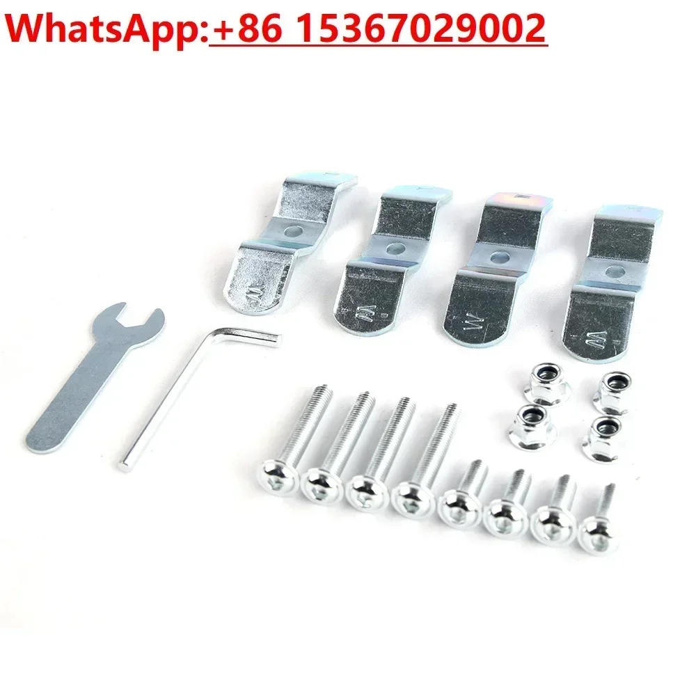 Motorcycle aluminum alloy tail box accessories Quick dismantling baseplate installation bag Side box accessories bag