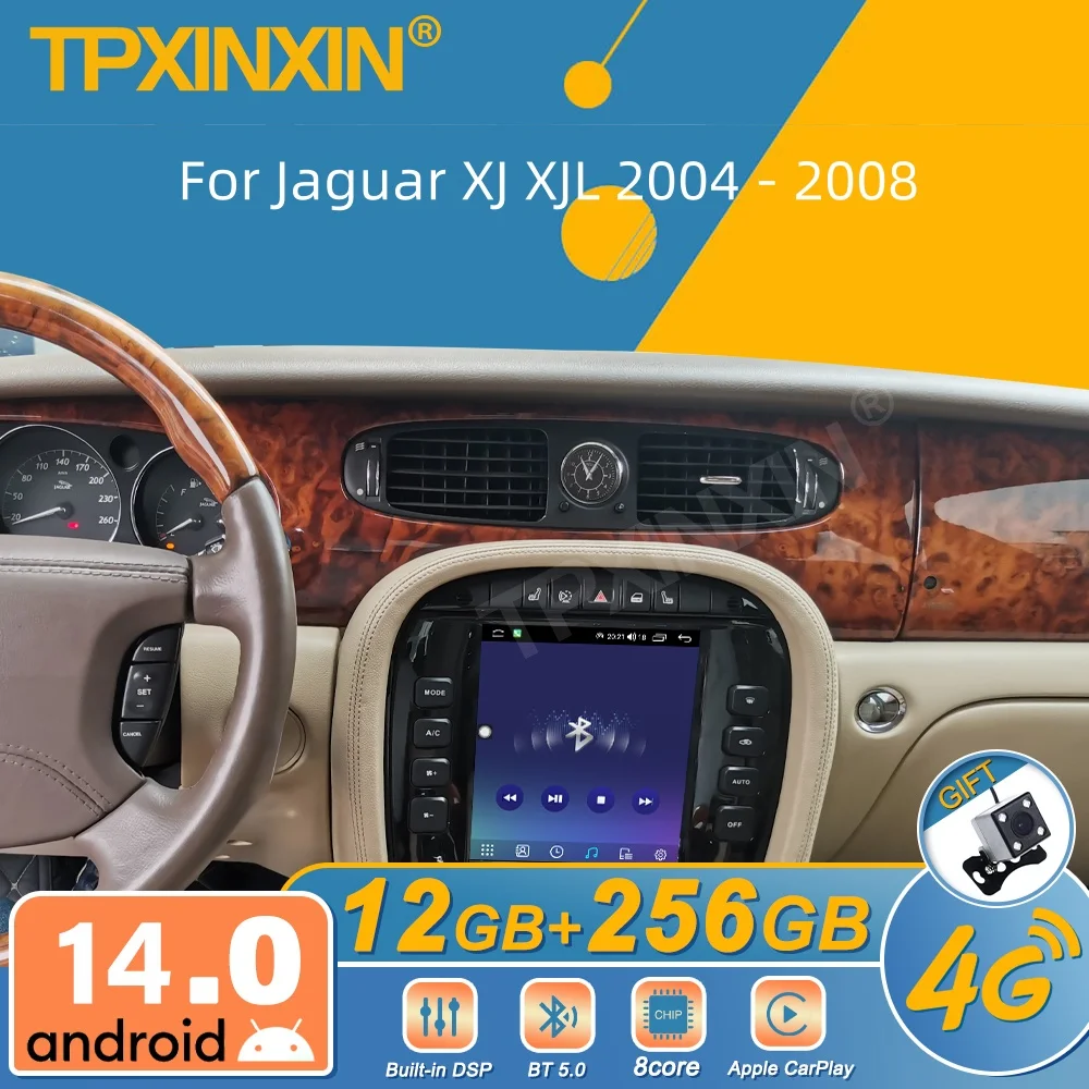 

For Jaguar XJ XJL 2004 - 2008 Android Car Radio Multimedia Video Player Wireless Carplay Autoradio Stereo GPS Navi Head Unit