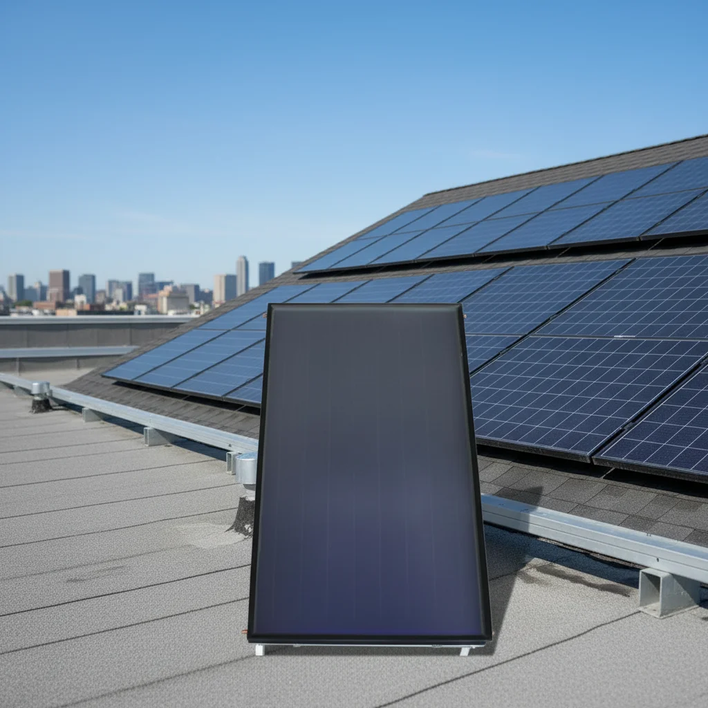 Commercial Flat Panel Solar Collector for Hot Water Heater System Solar Thermal Solar Heating Project