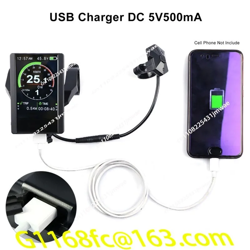 LCD Color Instrument BAFANG P850C Display Screen 8FUN Instrument