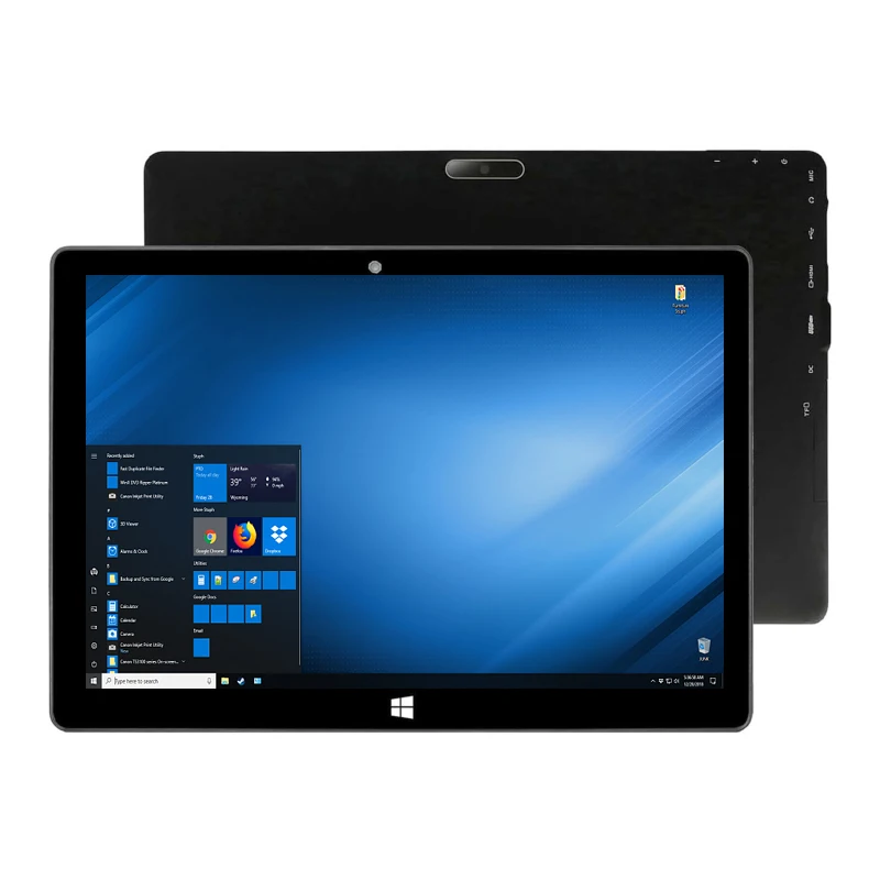 แท็บเล็ตพีซีขนาด 10.1 นิ้ว แรม 8GB DDR ความจุ 128GB ROM รุ่น AR10 ระบบปฏิบัติการ WINDOWS 10 ซีพียู X5-Z8350 Quad Core รองรับ WIFI ระบบ 64 บิต X64 หน้าจอ IPS ความละเอียด 1920 x 1200